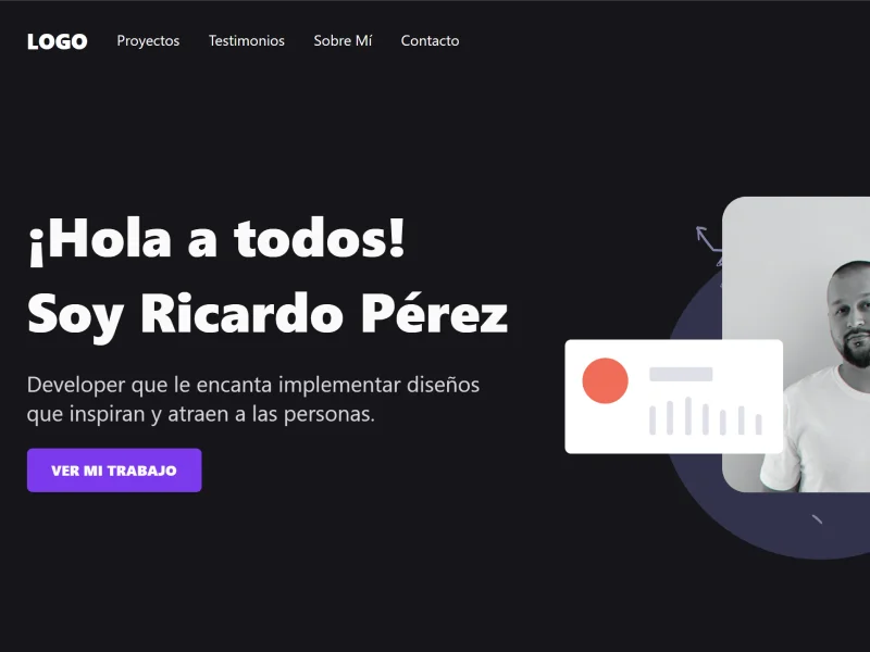 Landing Page Ricardo